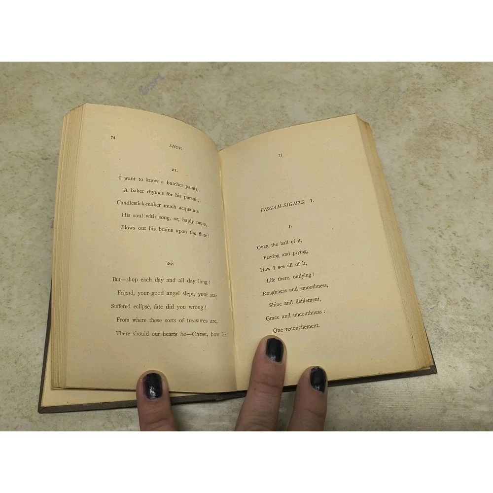 1876‎ Robert Browning Pacchiarotto How He Worked In Distemper Other Poems First